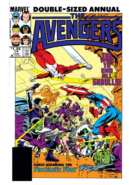 Classic Year One Marvel Comics On Twitter Avengers Annual 14 Cover