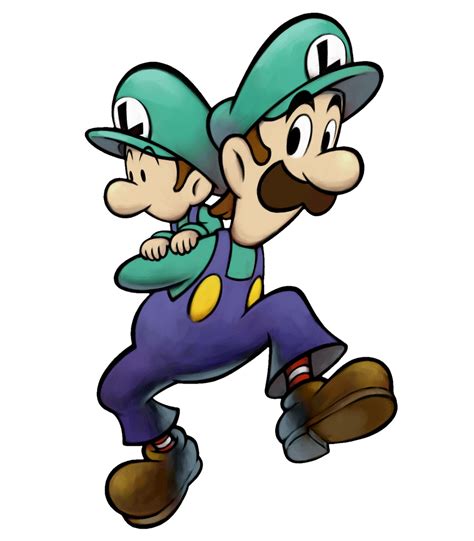 Fileluigi And Baby Luigi Pitpng Super Mario Wiki The