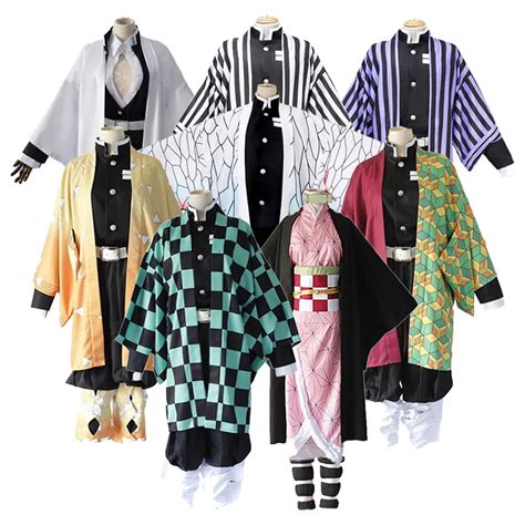 Kimonos De Kimetsu No Yaiba De Cuerpo Completo Todos Los Personajes