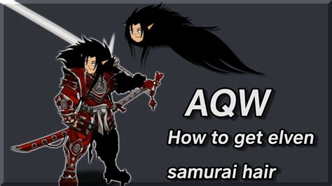 AQW How To Get Elven Samurai Hair Custom Hair Combo Tutorial YouTube