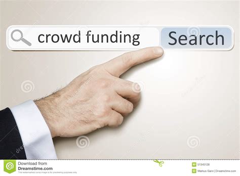 Web Search Crowd Funding Stock Photo Image Of Connection 51345128