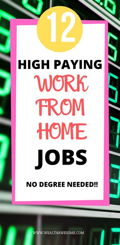 12 Awesome $43,000 Jobs: Work From Home Without A Degree | Working from