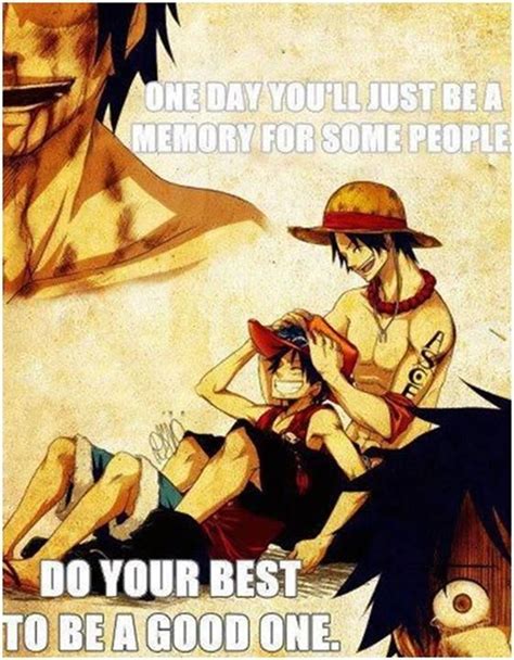 One Piece Ace Quotes Quotesgram