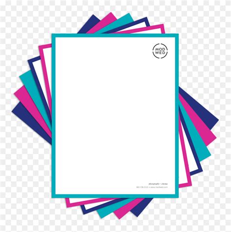 Border Design For Portfolio Png Paper Transparent Png 758x764