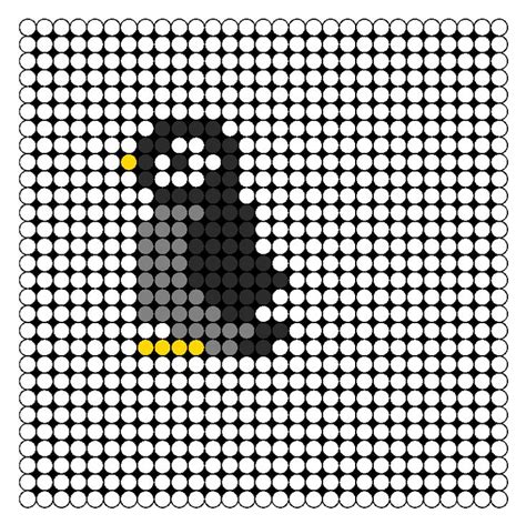 Penguin Kandi Pattern Pony Bead Patterns Hama Beads Patterns