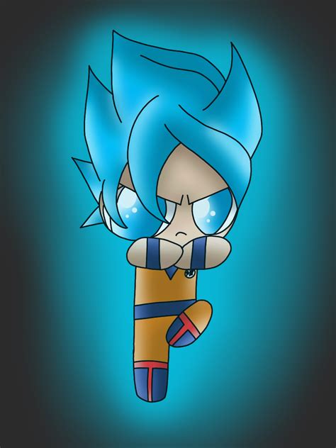 Chibi Super Saiyan Blue Goku Ppg Ibispaint