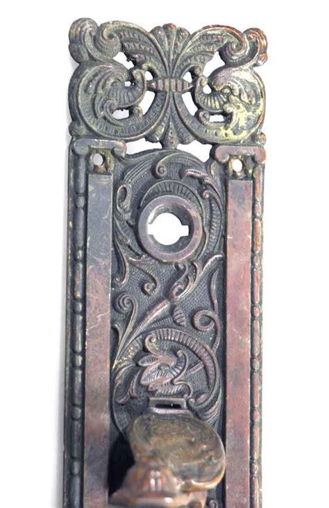 Highly Ornate Bronze Door Pulls Olde Good Things
