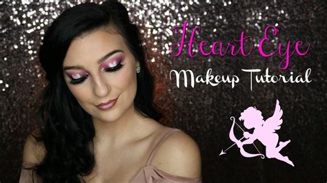Heart Eye Cut Crease Makeup Tutorial Valentines 2018 Madalyn Cline