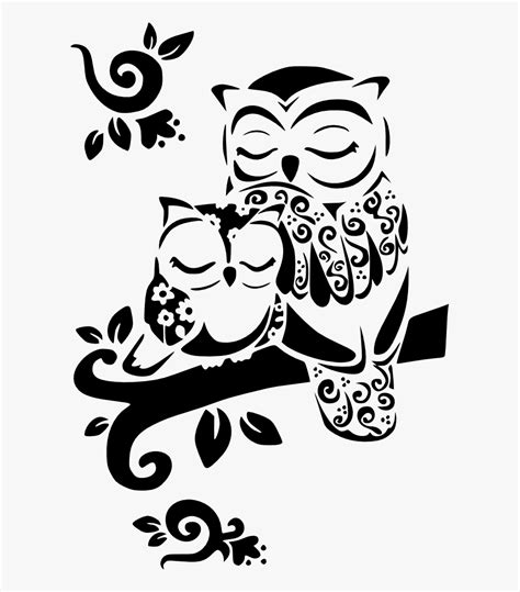Download High Quality Owl Clipart Black And White Baby Transparent Png