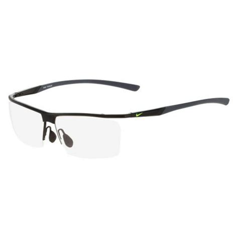 eyeglasses nike 6061 011 satin black dark grey