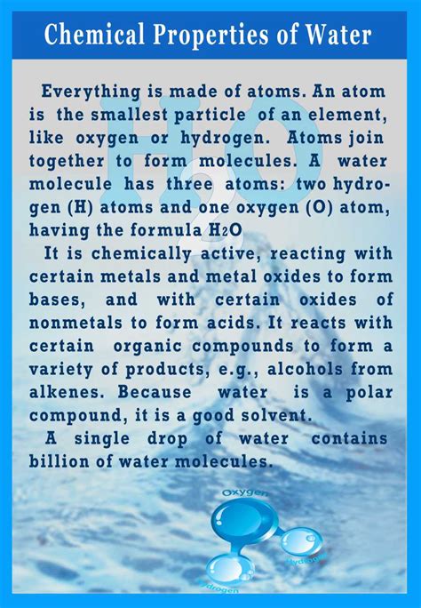 Chemical Properties Of Water Slideshare