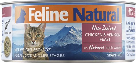 If a dish containing these foods alone was offered to the average cat, would they eat it? Feline Natural Chicken & Venison Feast Grain-Free Canned ...