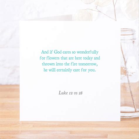 God Cares For You Classic Bible Verse Card By Faith Hope And Love
