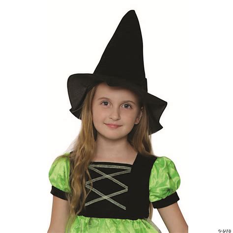 Black And Green Witch Girl Child Halloween Costume Small Oriental