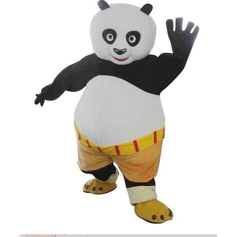 Kungfu Panda Mascot Costume Kung Fu Panda Fancy Dress Adult Size