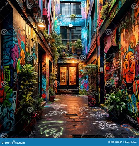 Hidden Gem in Melbourne: Enchanting Street Art Alleyway Leading To