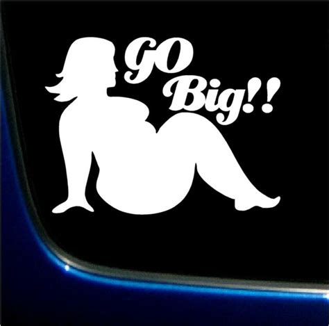 Fat Girls Go Big Bbw Vinyl Graphic Decal Sticker For Sale Online Ebay