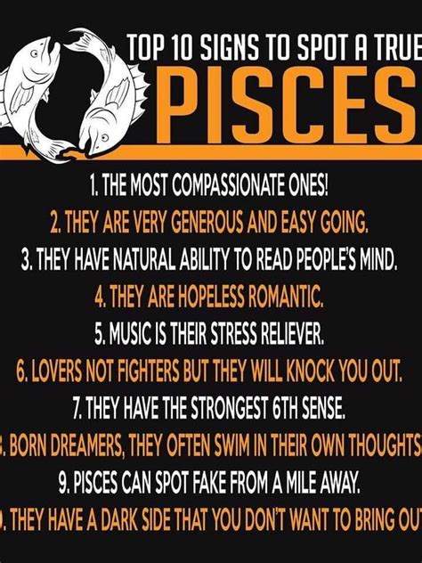 The Top Ten Signs To Spot A True Pisces