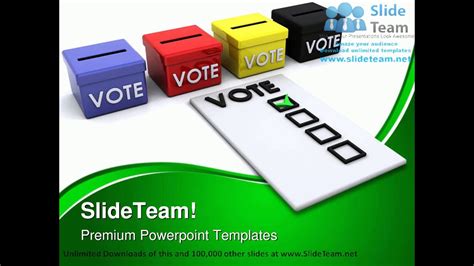 Election Ballot Box Government Powerpoint Templates Themes And