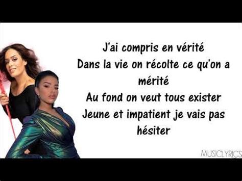 Hold back the time if everything stops make my head spin i'm alive all the way to the tip of my fingers hod back summer. Amel Bent x Imen Es - Jusqu'au bout Parole - YouTube in ...