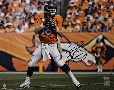 Peyton Manning Autographedsigned Denver Broncos 16×20 Photo Beckett
