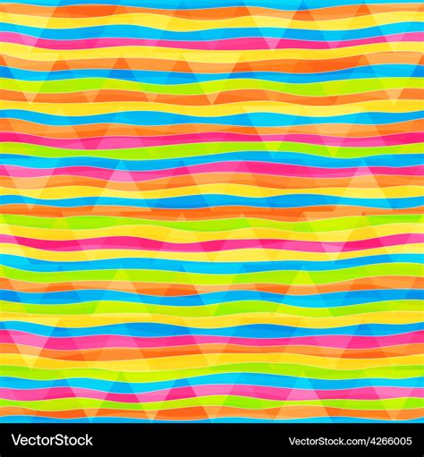 Rainbow Lines Seamless Pattern Royalty Free Vector Image