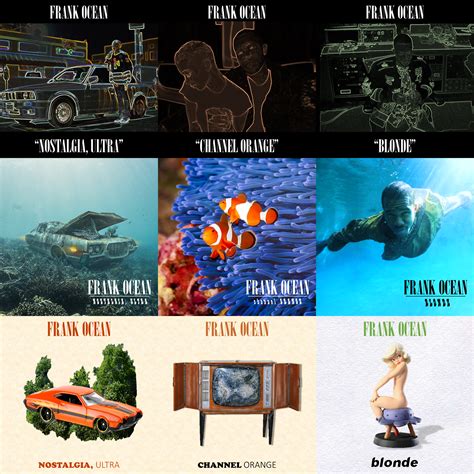 Frank Ocean albums in the style of Nirvana's albums : r/FrankOcean