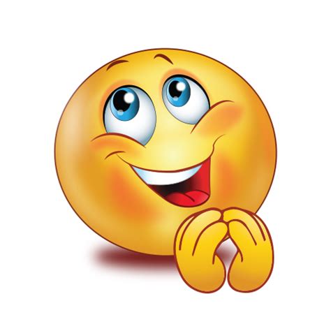 Hand Emoji Clipart Gratitude Smiley Face Praying Transparent Images