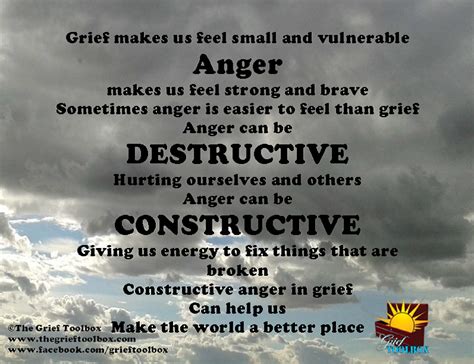 Anger Can Be Constructive A Poem The Grief Toolbox