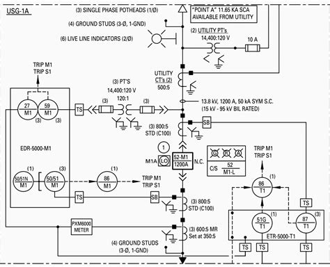 Single Line Diagram Protection Relay
