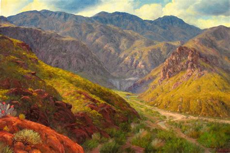Spring Mountains Painting By Mark Spicak