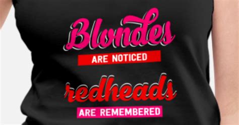 Red Heads Redhead Hair Vs Blondes Womens Premium Tank Top Spreadshirt