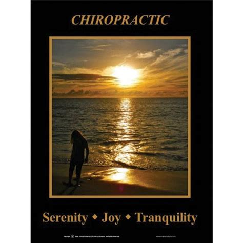 Serenity Joy And Tranquility Poster Clinical Charts And Supplies