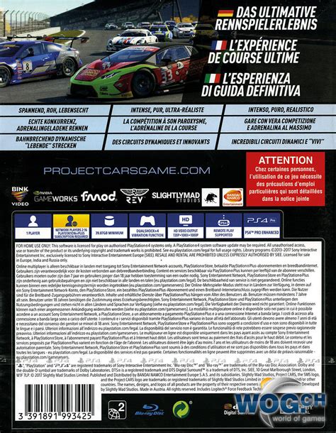 Project Cars 2 Playstation 4 • World Of Games