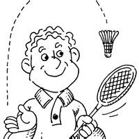 Em entrevista à bcc, o presidente do comitê olímpico internacional, thomas bach. Desenhos de Badminton para colorir - Tudodesenhos