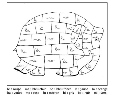 coloriage magique cp  coloriage magique cp lecture taoki