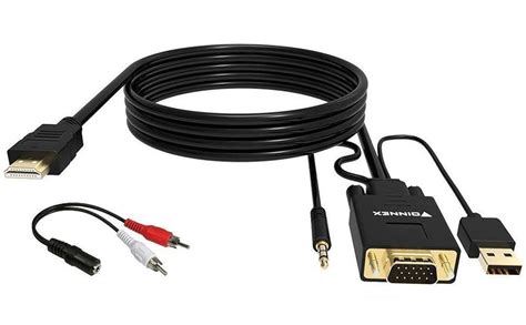Vga To Hdmi Adapterconverter Cable With Audio1080pconvert Vga Source