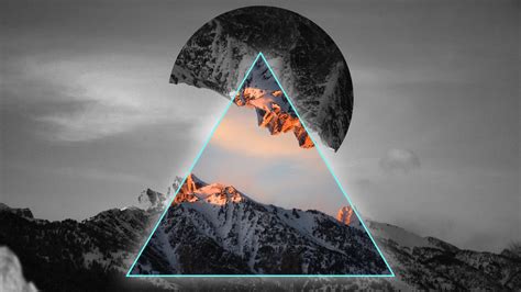 Geometric Mountains 4k Wallpapers Hd Wallpapers Id 27366