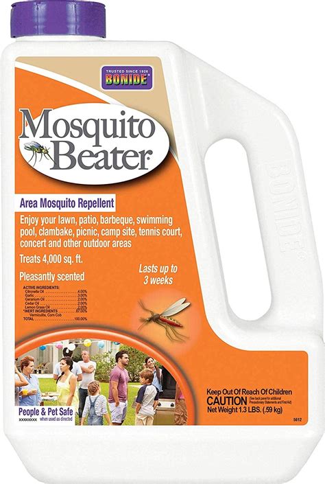 Bonide 037321056126 Mosquito Beater Area Repellent Granules