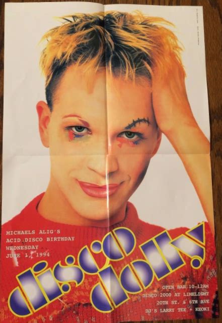 Michael Alig Club Kid Disco Dolly Limelight Birthday Poster Dj Keoki