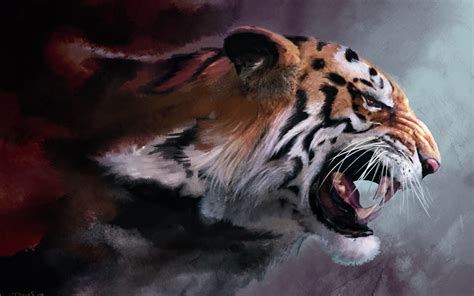 49 Animated Tiger Wallpaper Wallpapersafari