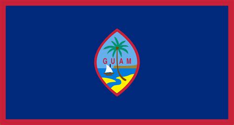 The Official Flag Of The Guam