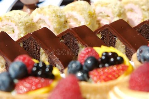Dessert Tray Assorted Stock Image Image Of Bakery Blueberry 3752099