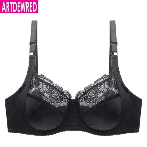 Women S Ultra Thin Plus Size Bra Full Coverage Sexy Soft Underwire Lace Padded Brassiere