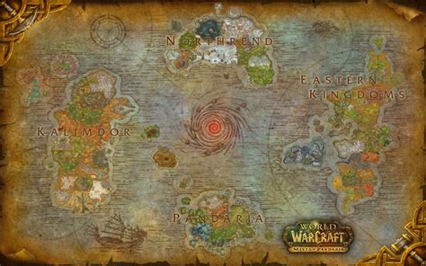 World Of Warcraft Azeroth Composite Map World Of Warcraft Mapa Rpg