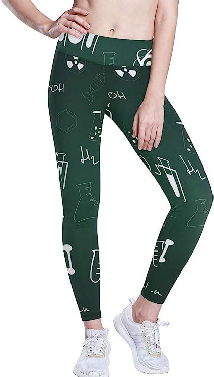 Atzucl Womens High Waist Yoga Pants School Lesson Blackboard For Women