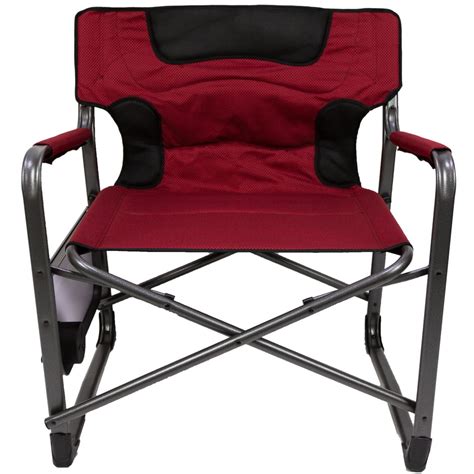 Folding Padded Director Chair Xxl W Side Table 600 Lb Capacity Outdoor Camping Ebay