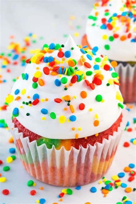 Rainbow Cupcakes With Cake Mix Cakewhiz