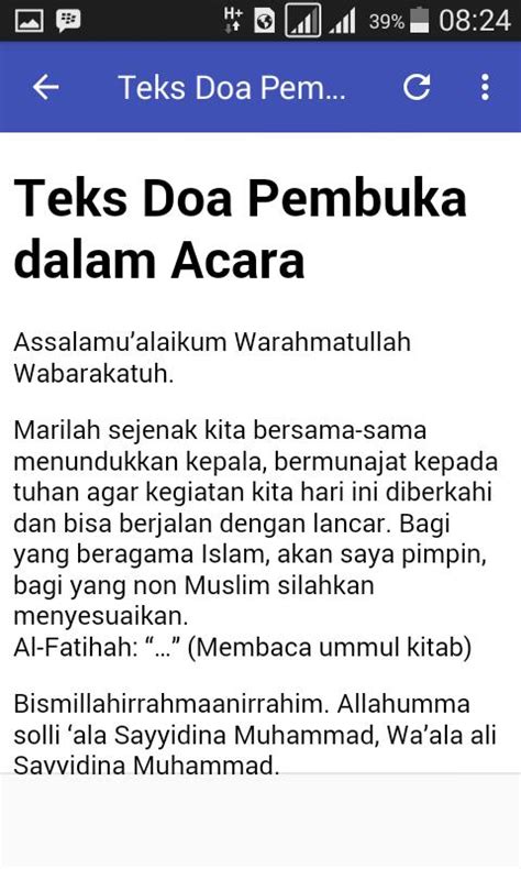 Doa Pembuka - Riset