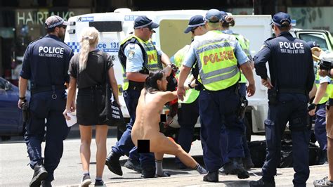 Nude Woman Arrested At Australia Day Protests In Sydney News Com Au Australias Leading News